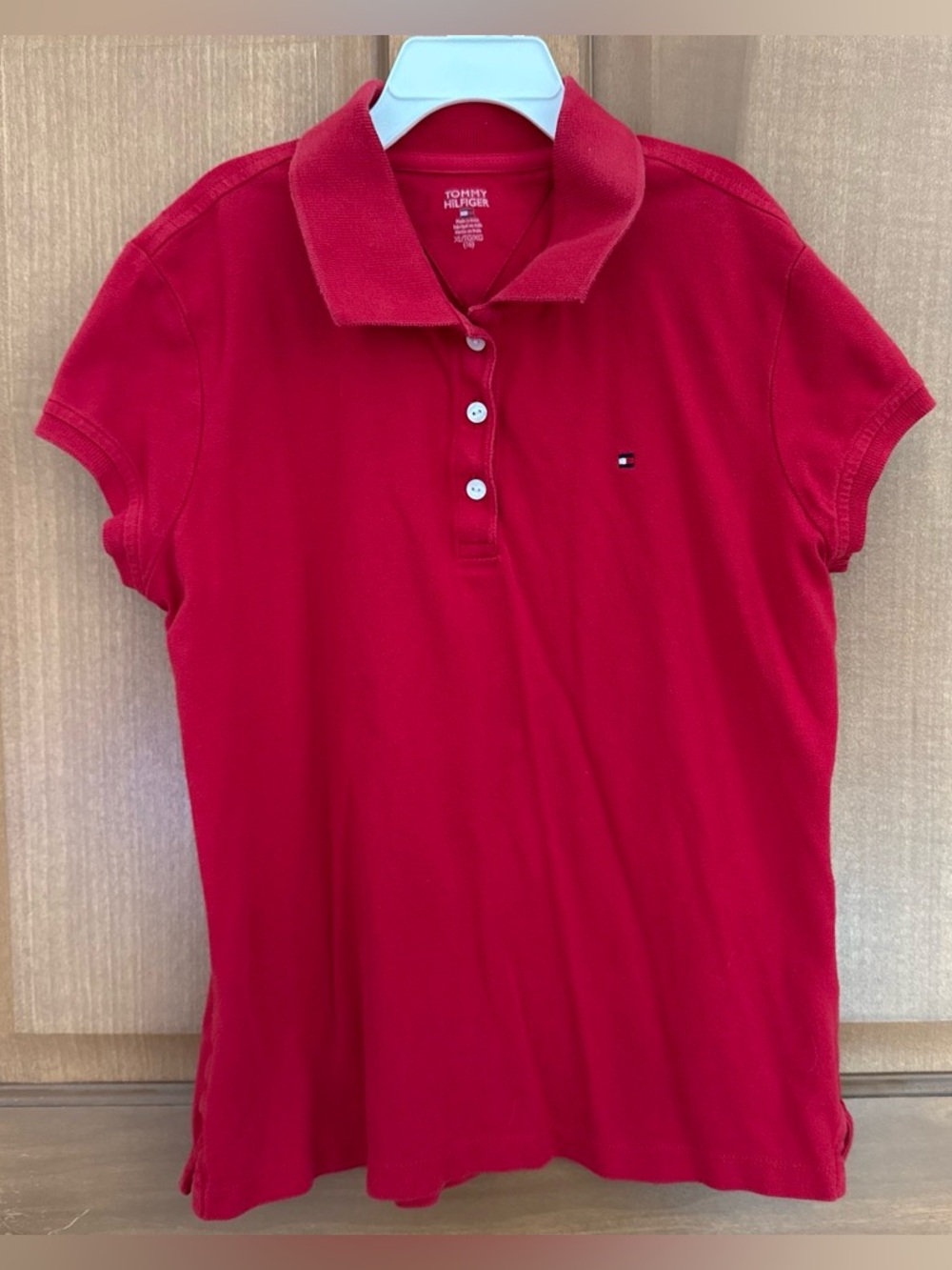 Tommy Hilfiger Red Polo Shirt